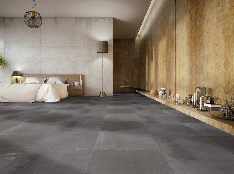 Etna dark grey bedroom